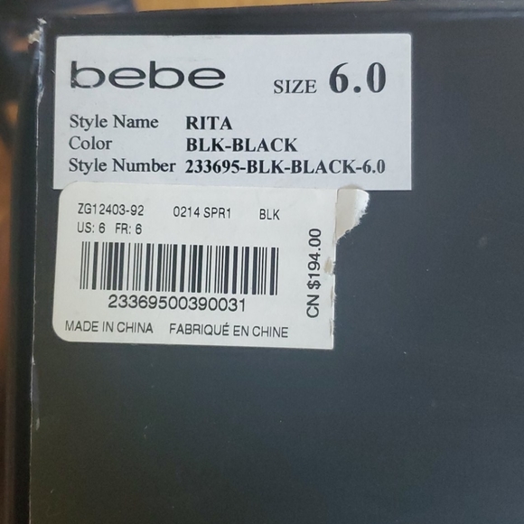 bebe Rita heels - Picture 4 of 4